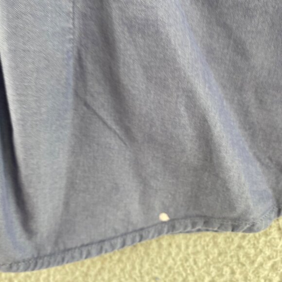 J Jill Shirt Womens Large Blue Button Up Collared Long Sleeves Everyday Casual - Picture 5 of 11